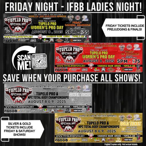 Friday night combo tickets 2025