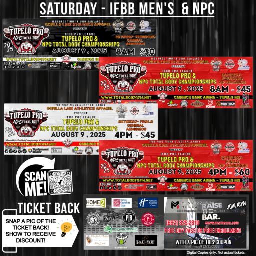 Satuday tickets back 2025